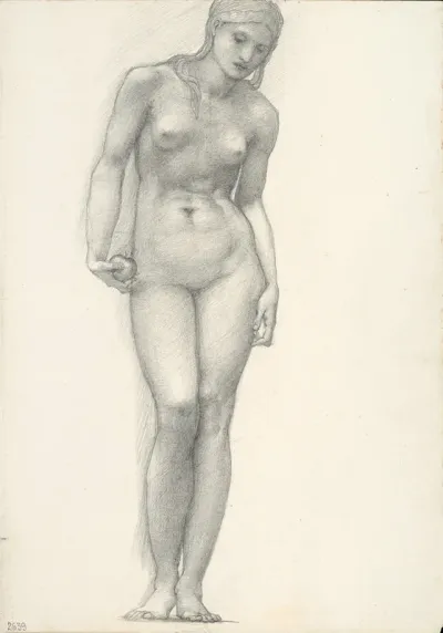 Venus with Golden Apple in Right Hand, for the Troy Triptych (sketchbook #2639)