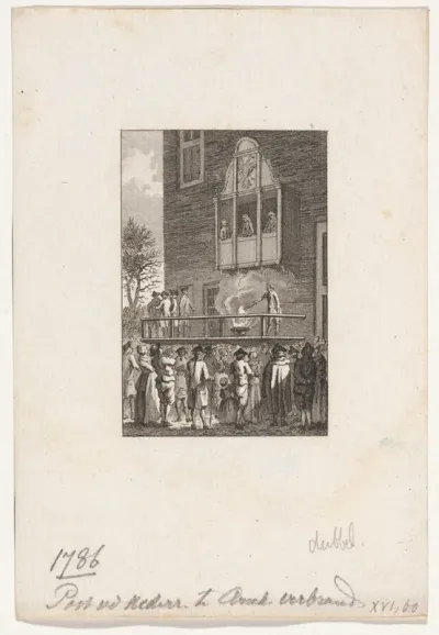 Verbranding van de Post van den Neder-Rhijn, 1786