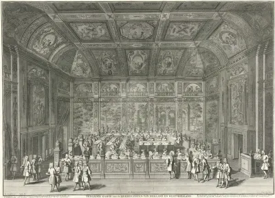 Vergaderkamer van de Staten van Holland en West-Friesland, ca. 1730