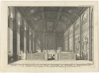 Vergaderzaal van de Staten van Holland en West-Friesland, 1741