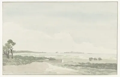 Vergezicht met de stad Gallipoli