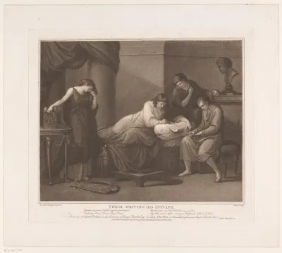 Vergilius schrijft zijn grafschrift