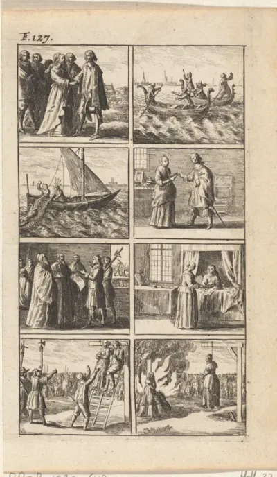Verhaal met voorstellingen van moord en doodstraf (F. 127.)