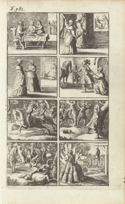 Verhaal met voorstellingen van moord en doodstraf (F. 361.)