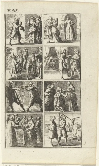 Verhaal met voorstellingen van moord en doodstraf (F. 618.)