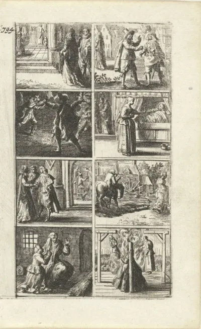 Verhaal met voorstellingen van moord en doodstraf (F. 794.)