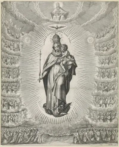 Verheerlijking van de Maagd Maria met het Christuskind