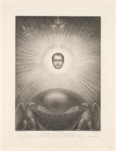 Verheerlijking van Napoleon Bonaparte
