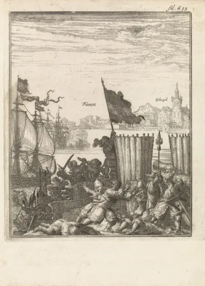 Verjagen van de Zweden uit een schans op Funen, 1659
