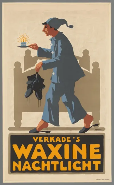 Verkade's waxine nachtlicht