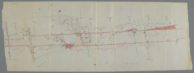 Verkavelingsplattegrond in Tiel bij de Oude Tielseweg