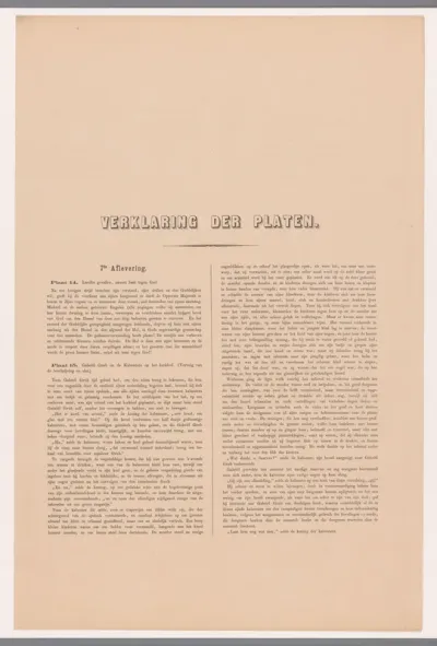 Verklaring platen Kunst-Album door W. P. Geldorp, afleveringen zeven tot en met twaalf
