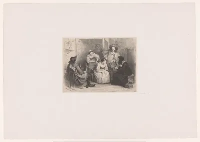 Verkoopster van rozenkransen
