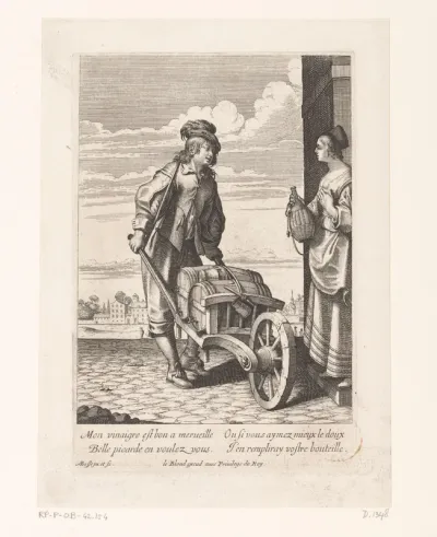Verkoper van azijn
