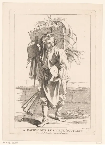 Verkoper van blaasbalgen