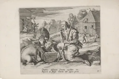 Verloren zoon als varkenshoeder