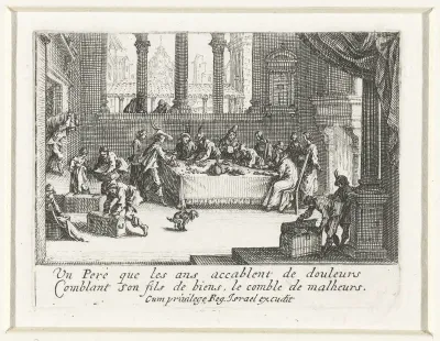 Verloren zoon ontvangt zijn erfdeel