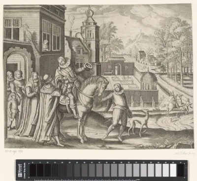 Verloren zoon verlaat het huis van zijn vader