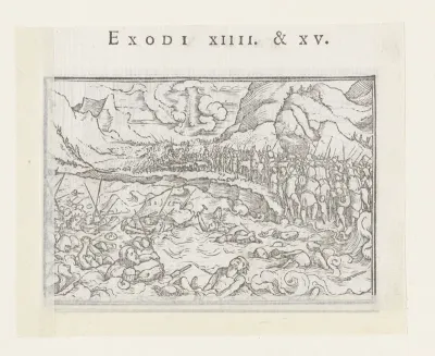 Vernietiging van legers van Farao in Rode Zee