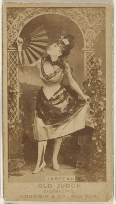 (Vernona) Jarbeau, from the Actors and Actresses series (N171) for Old Judge Cigarettes