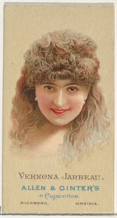 Vernona Jarbeau, from World's Beauties, Series 2 (N27) for Allen & Ginter Cigarettes