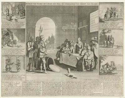 Veroordeling van Gerard van Velzen, 1296