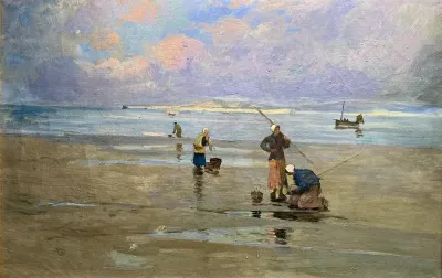 Vérotières dans la baie de Canche