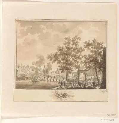 Verovering van de Kattenburgerbrug, 1787