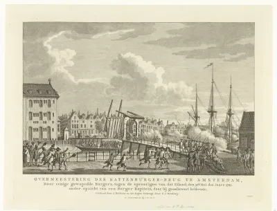 Verovering van de Kattenburgerbrug te Amsterdam, 30 mei 1787