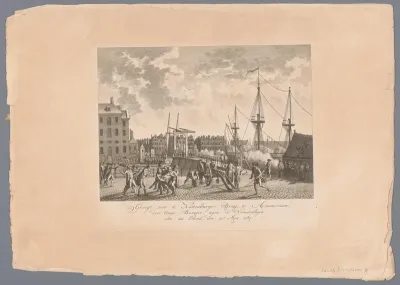 Verovering van de Kattenburgerbrug te Amsterdam, 30 mei 1787