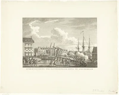 Verovering van de Kattenburgerbrug te Amsterdam, 30 mei 1787