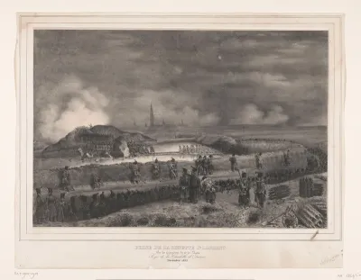 Verovering van de lunet van Saint-Laurent, 1832