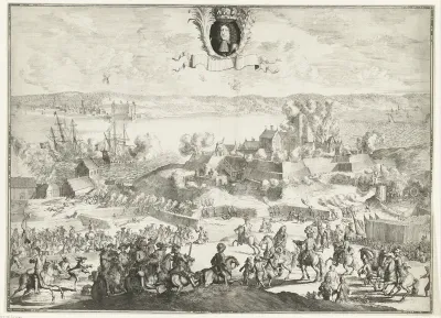 Verovering van Helsingborg (Elsenburgh) door het Zweedse leger, 1677