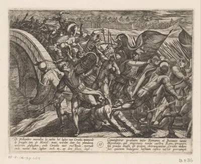Verrassingsaanval op het Romeinse kamp aan de Moezel