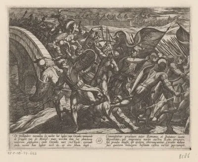 Verrassingsaanval op het Romeinse kamp aan de Moezel