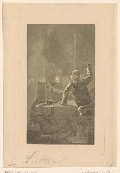 Verschijning aan Martin Luther op Wartburg