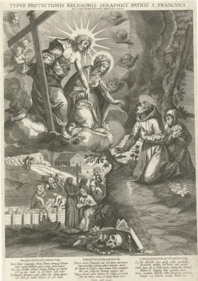 Verschijning van Christus en Maria aan de heilige Franciscus