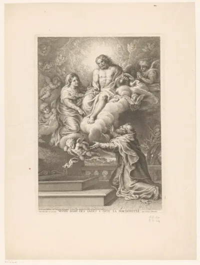 Verschijning van Christus en Maria aan Franciscus van Assisi