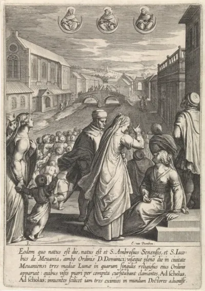 Verschijning van drie Dominicanen