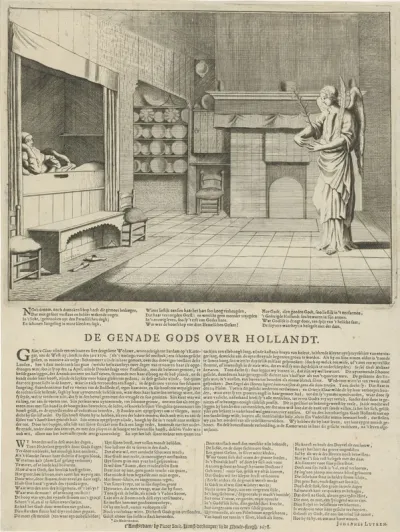 Verschijning van een engel aan de weduwe Grietje Claes