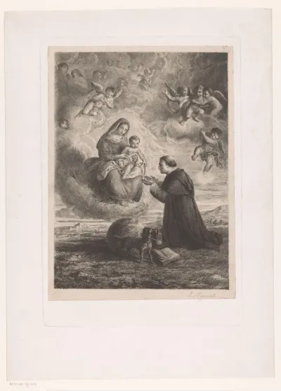 Verschijning van Maria met het Christuskind aan Sint-Dominicus