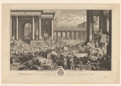 Verschillende disciplines in de Académie des sciences et des beaux arts