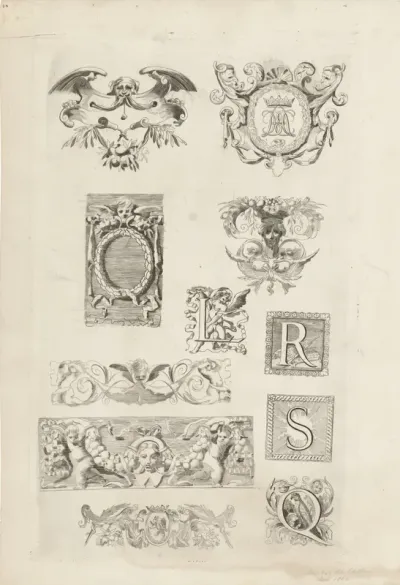 Verschillende ornamentele ontwerpen