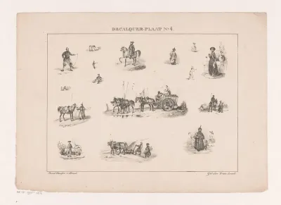 Verschillende voorstellingen met oosterse figuren