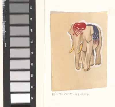 Versierde olifant