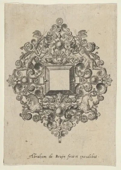Vertical Panel with Design for a Mirror