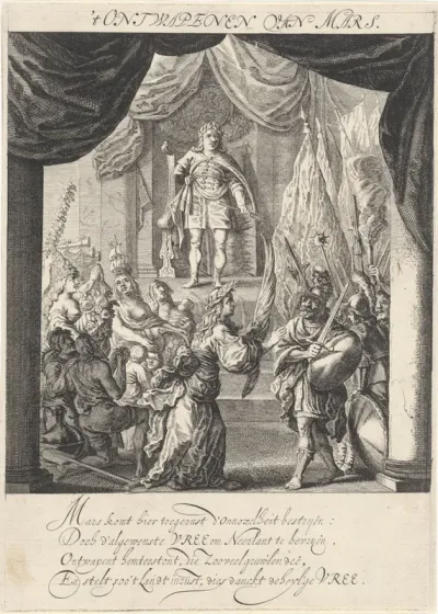 Vertoning van het Ontwapenen van Mars, 1648
