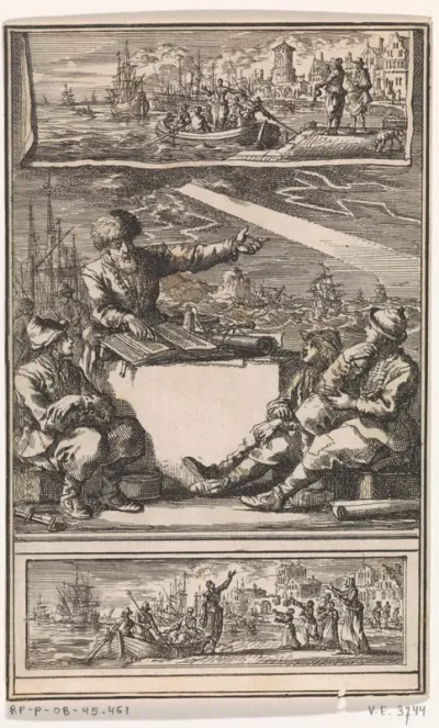 Vertrek en de terugkomst van een zeeman