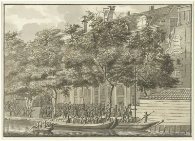 Vertrek van de Amsterdammers naar Utrecht, 1787