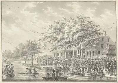 Vertrek van de Amsterdammers naar Utrecht, 1787
